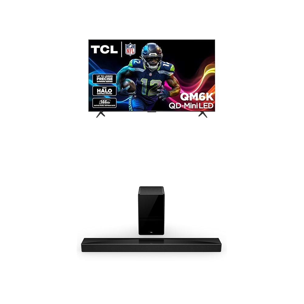 55-Inch QLED 4K Smart TV with 5.1.2 Channel Soundbar P414640
