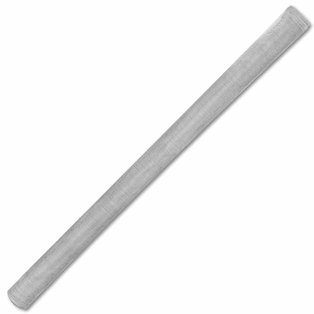 Aluminum Mesh Screen 39.4x196.9 Inches Silver S533311