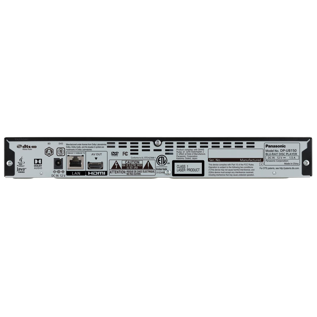 4K Blu Ray Player J581