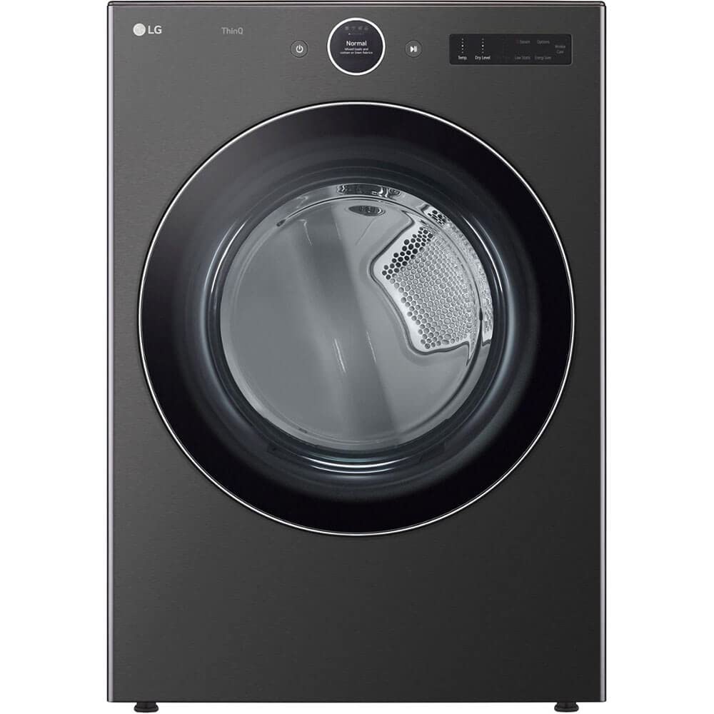 7.4 cu. ft. Vented Stackable Electric Dryer in Black Steel Y40448