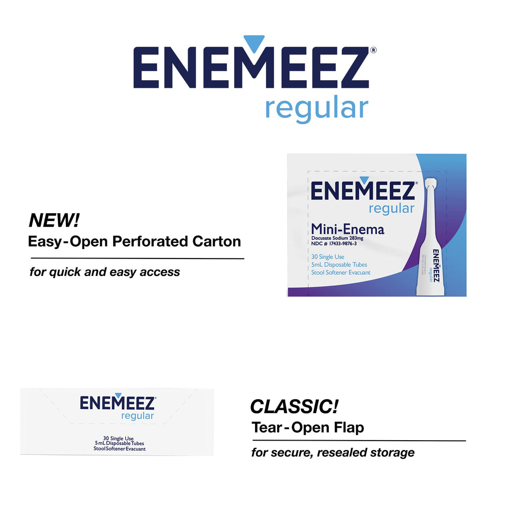 Docusate Sodium Mini Enema 283mg 30 Count Y5290
