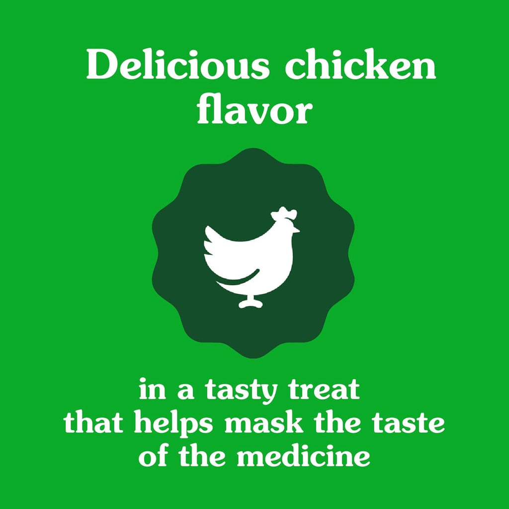 Chicken Flavor Capsule Treats for Dogs 15.8-Ounce 3 Pack V4014
