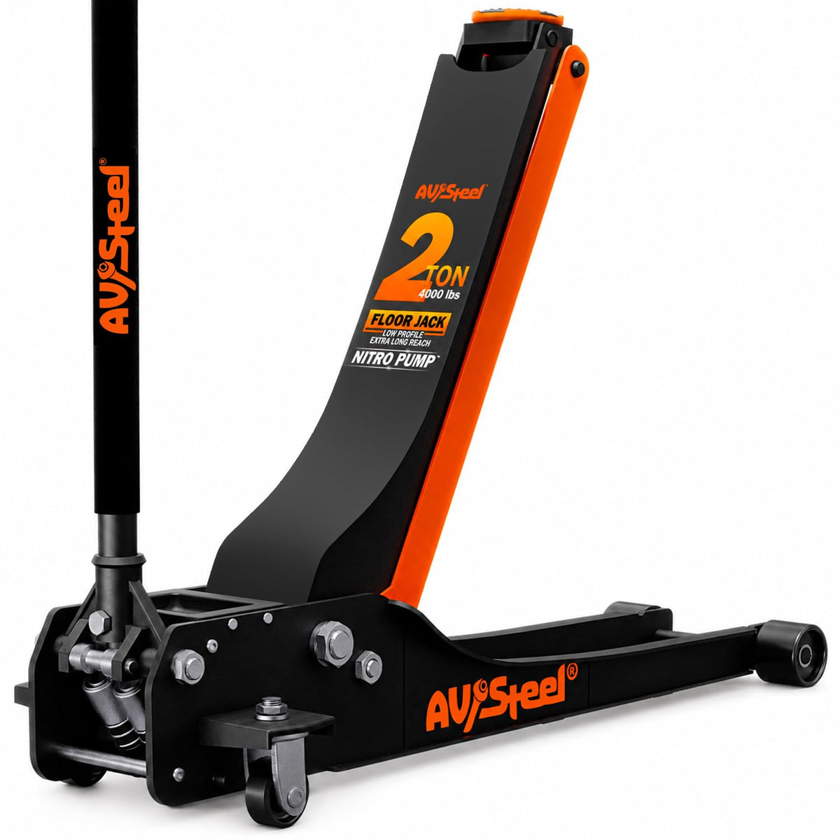 2 Ton Low Profile Floor Jack with Dual Piston Pump I940