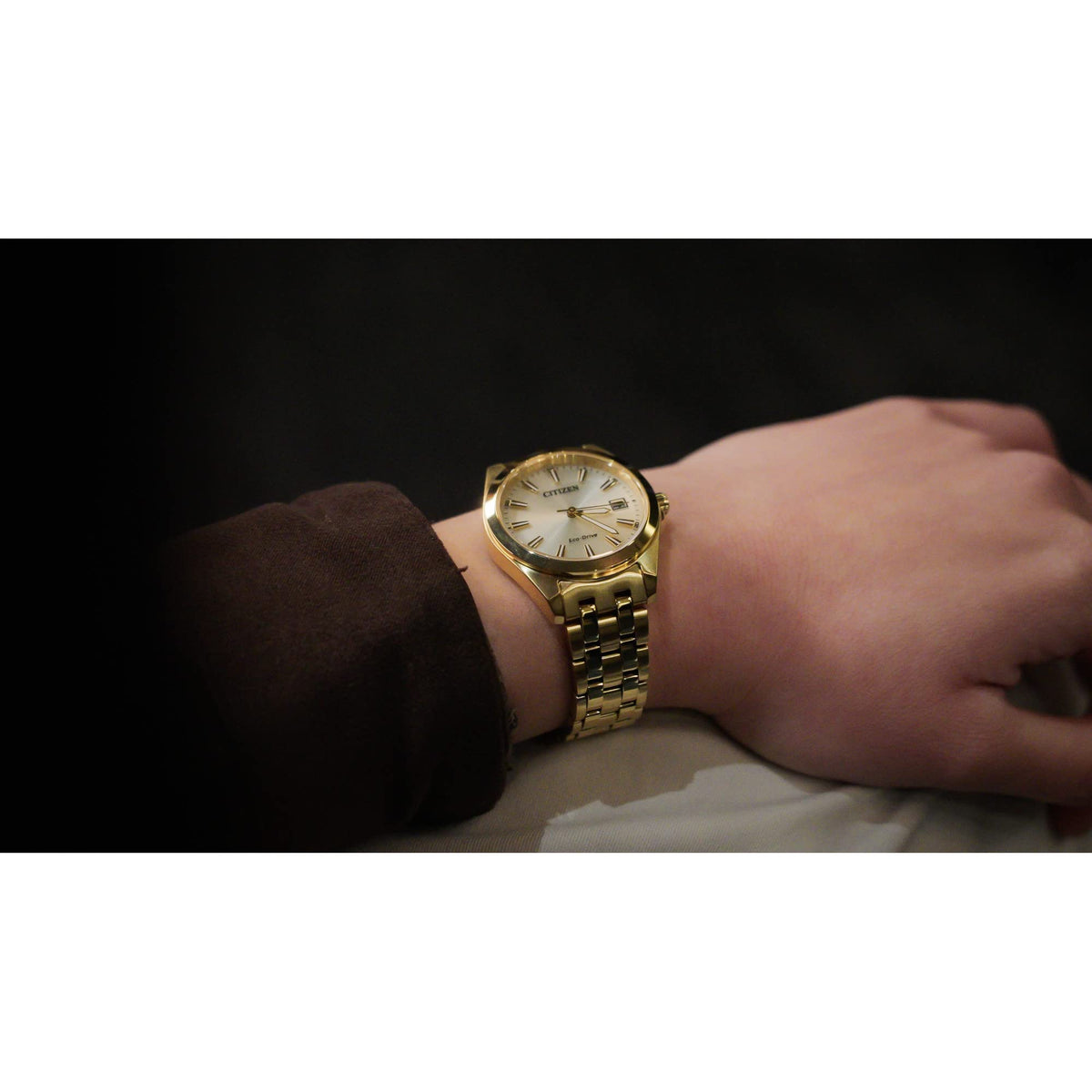 Eco-Drive Classic Watch, 3-Hand Date, Sapphire Crystal O997262