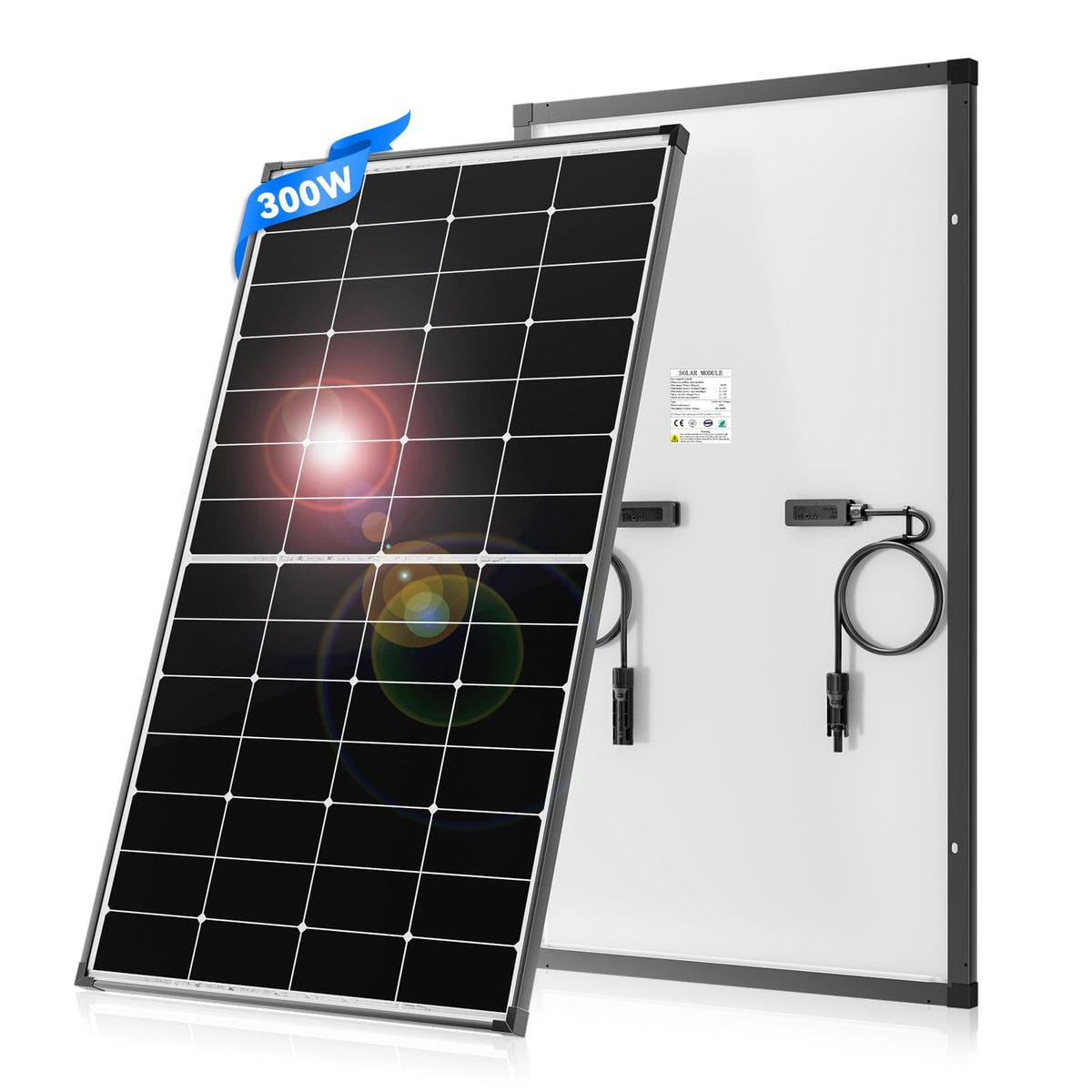 300 Watt Monocrystalline Solar Panel W496
