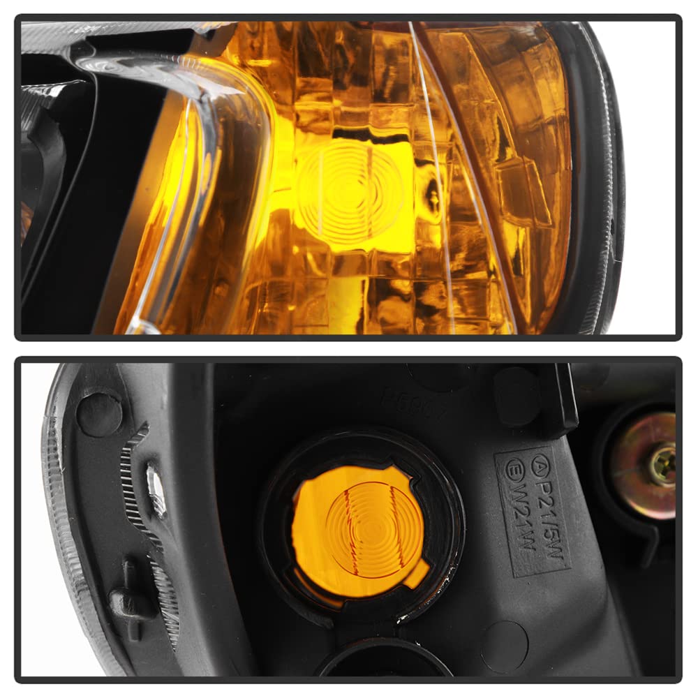 Black Factory Style Headlights Headlamps Left+Right L96477