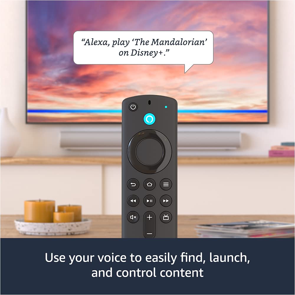 Fire TV Stick 4K Streaming Device with Alexa Voice Remote U51017