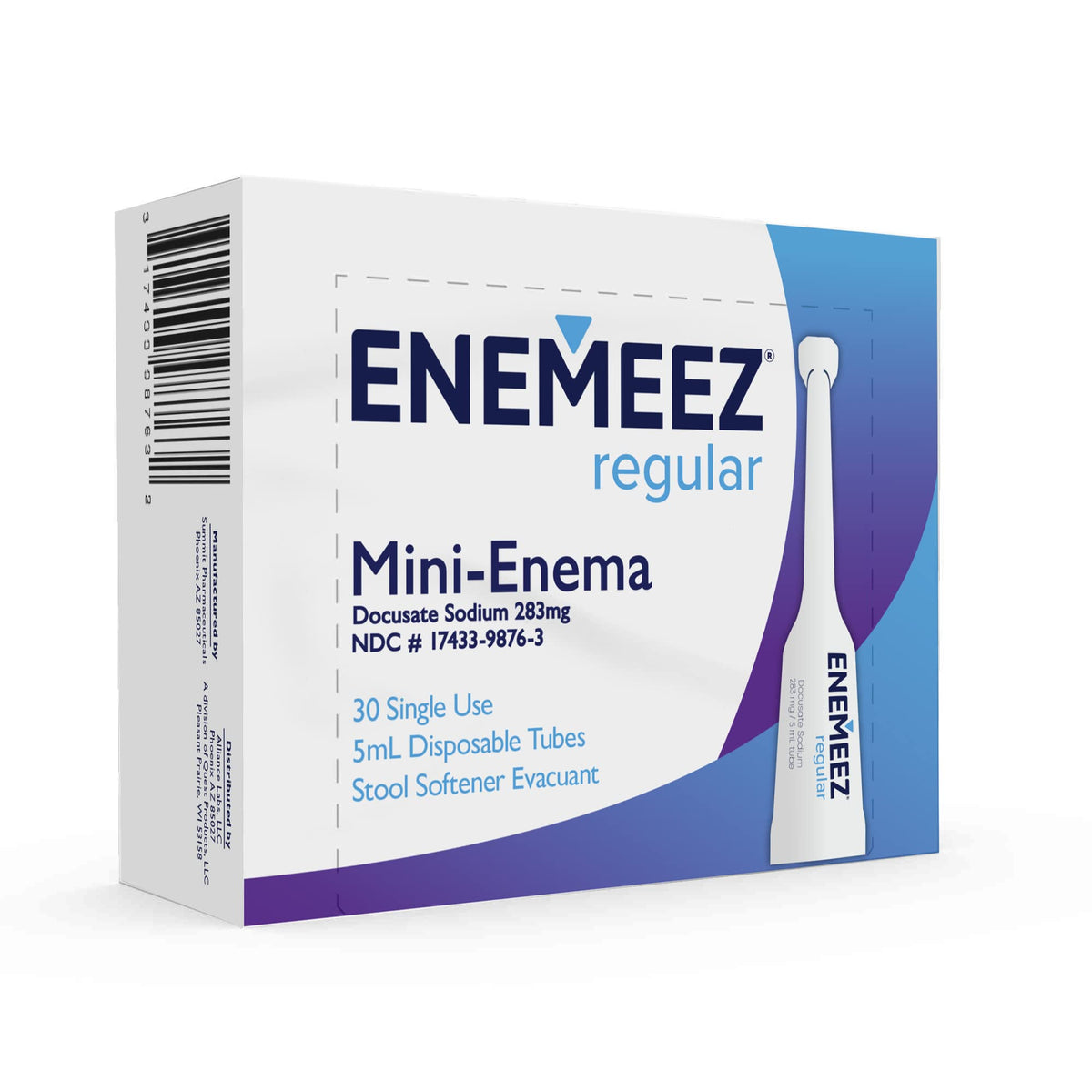Docusate Sodium Mini Enema 283mg 30 Count Y5290