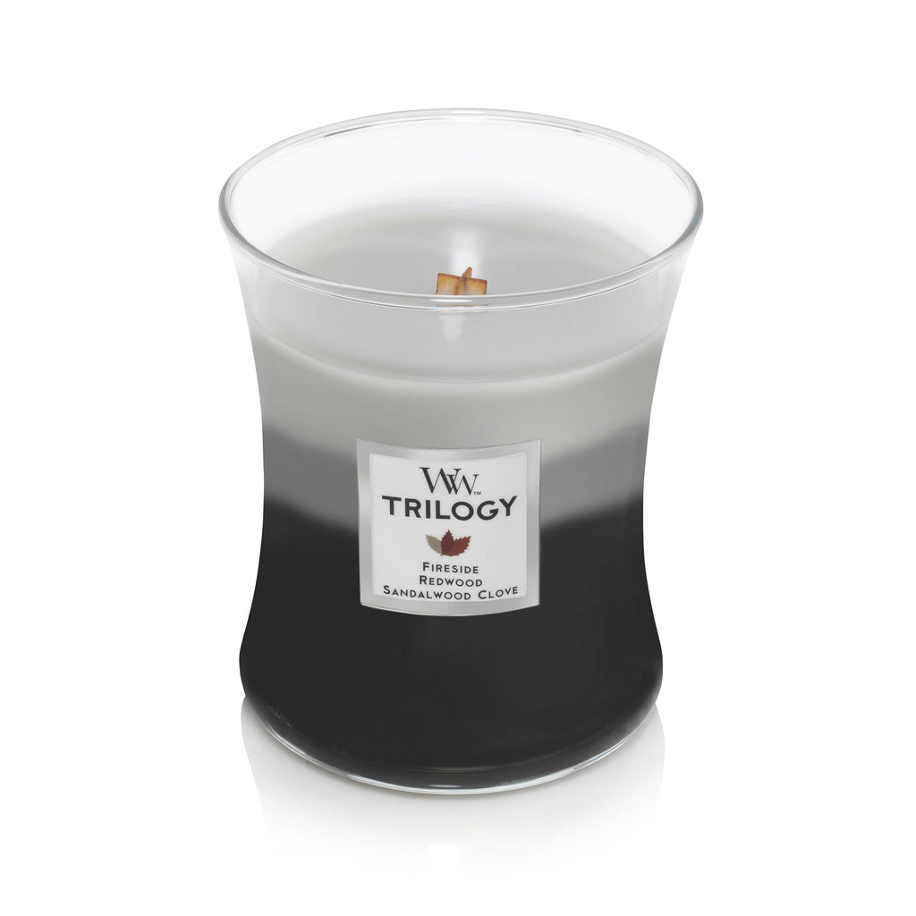 Scented Trilogy Candle with Crackling Wick B86044