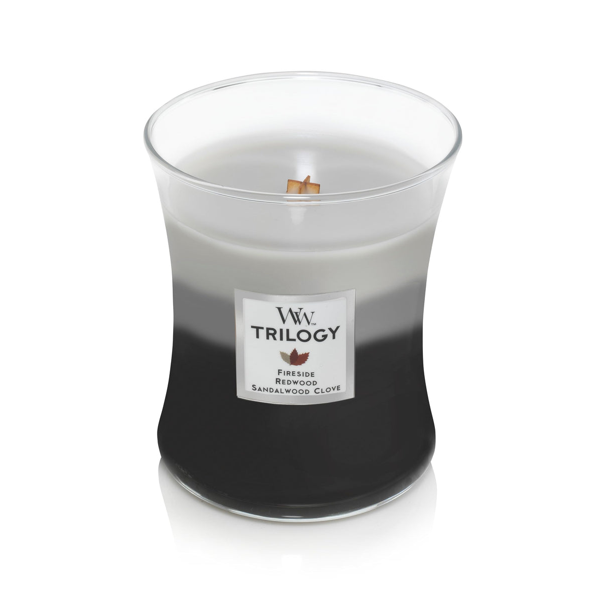 Scented Trilogy Candle with Crackling Wick B86044