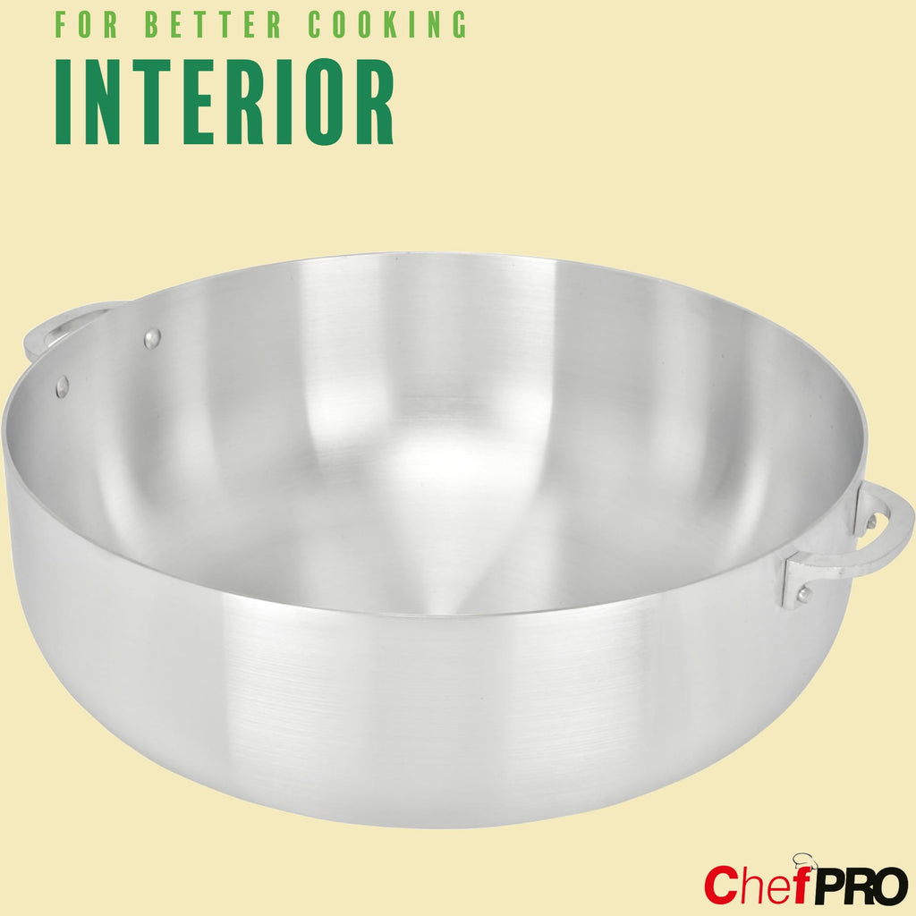 Aluminum Stock Pot with Riveted Handles 13.3 Quart V87915