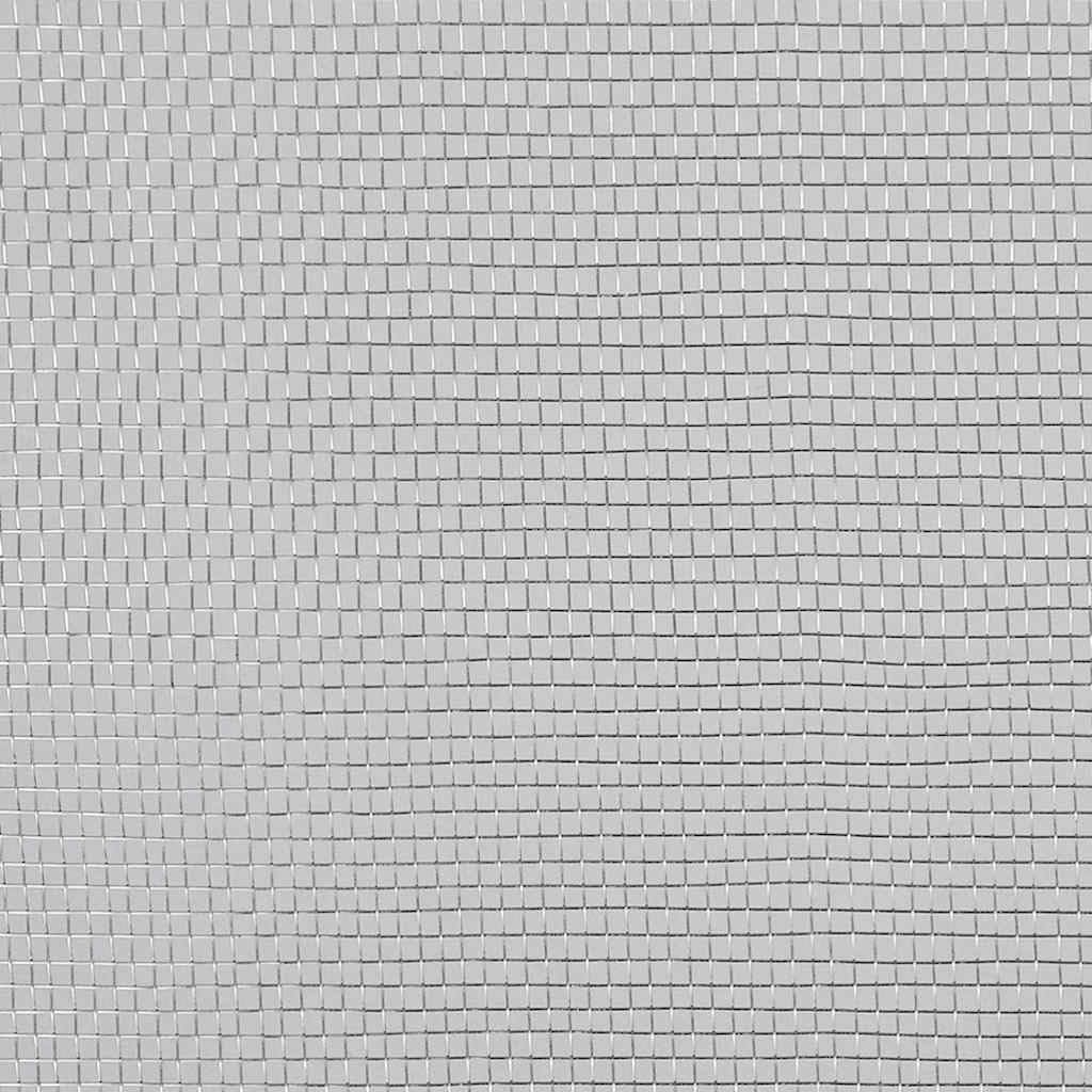 Aluminum Mesh Screen 39.4x196.9 Inches Silver S533311