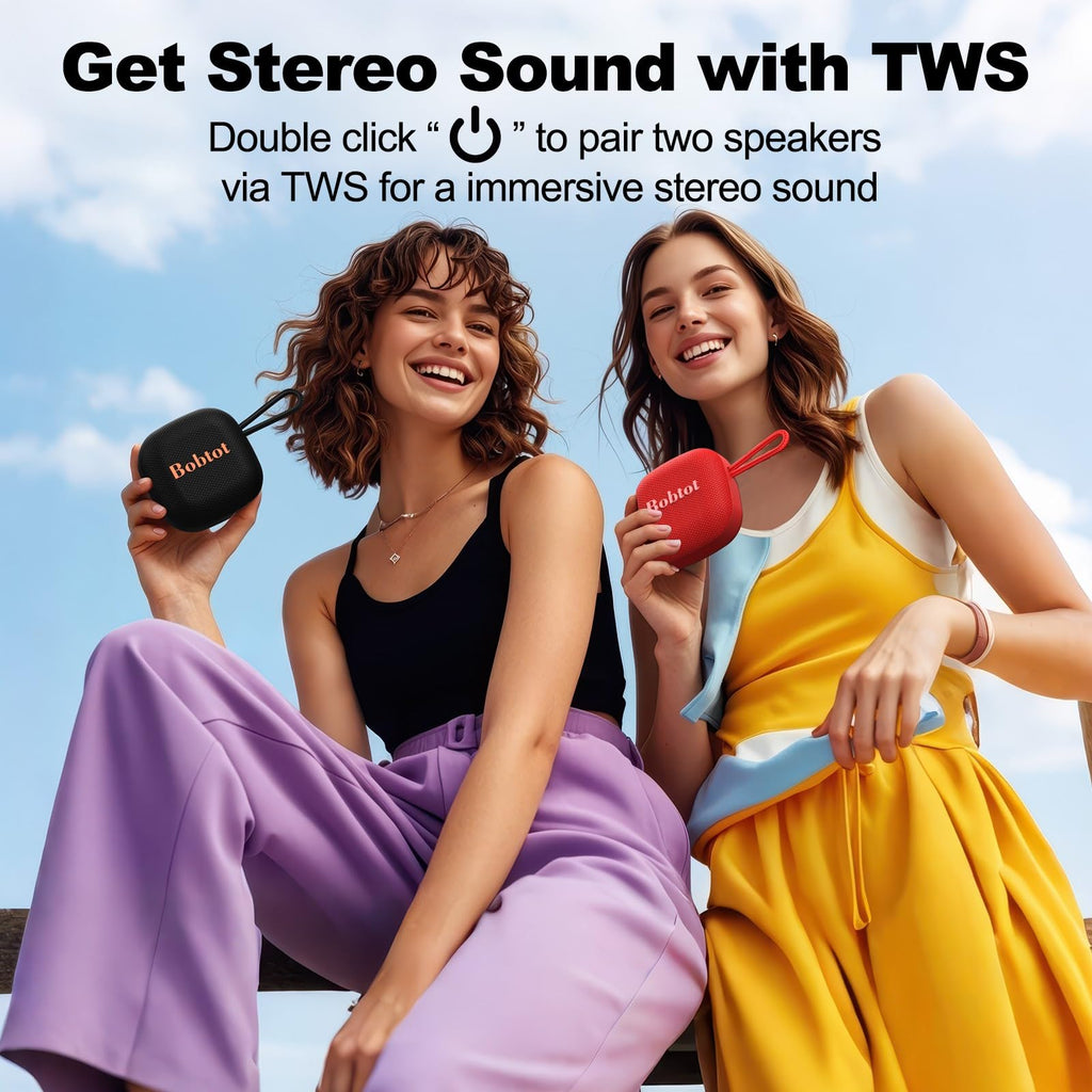 Portable Bluetooth Speaker IPX7 Black J654