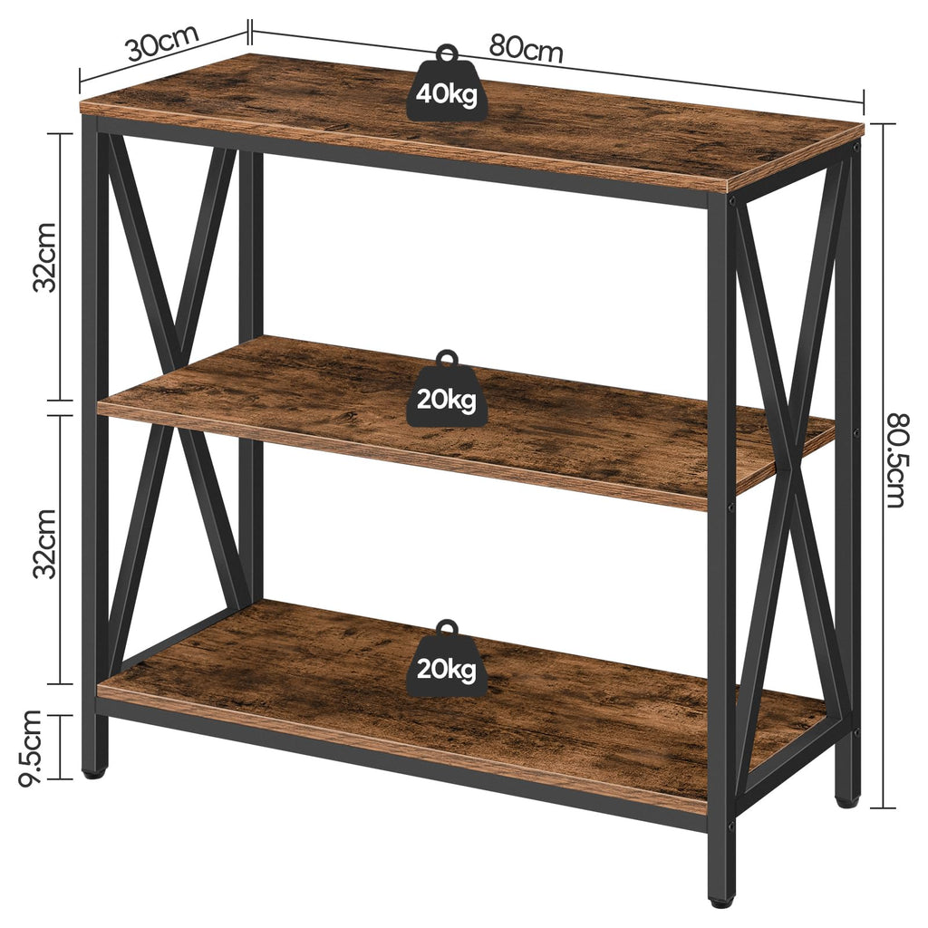 31.5" 3-Tier Console Table I312