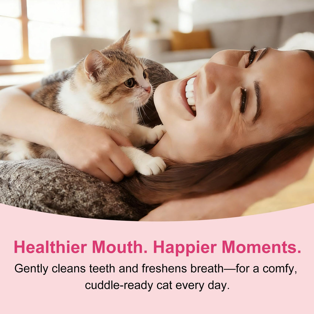 Cat Toothbrush and Toothpaste Dental Care Kit X534742