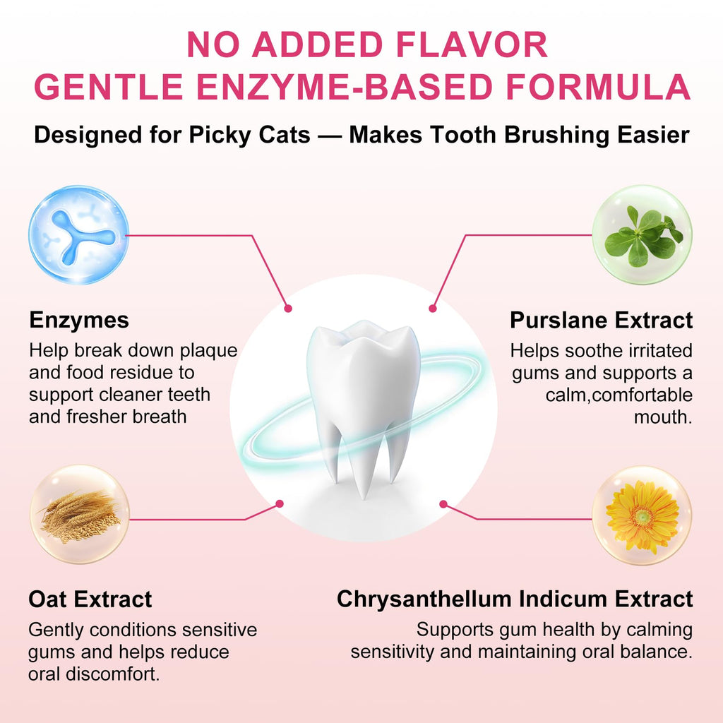 Cat Toothbrush and Toothpaste Dental Care Kit X534742