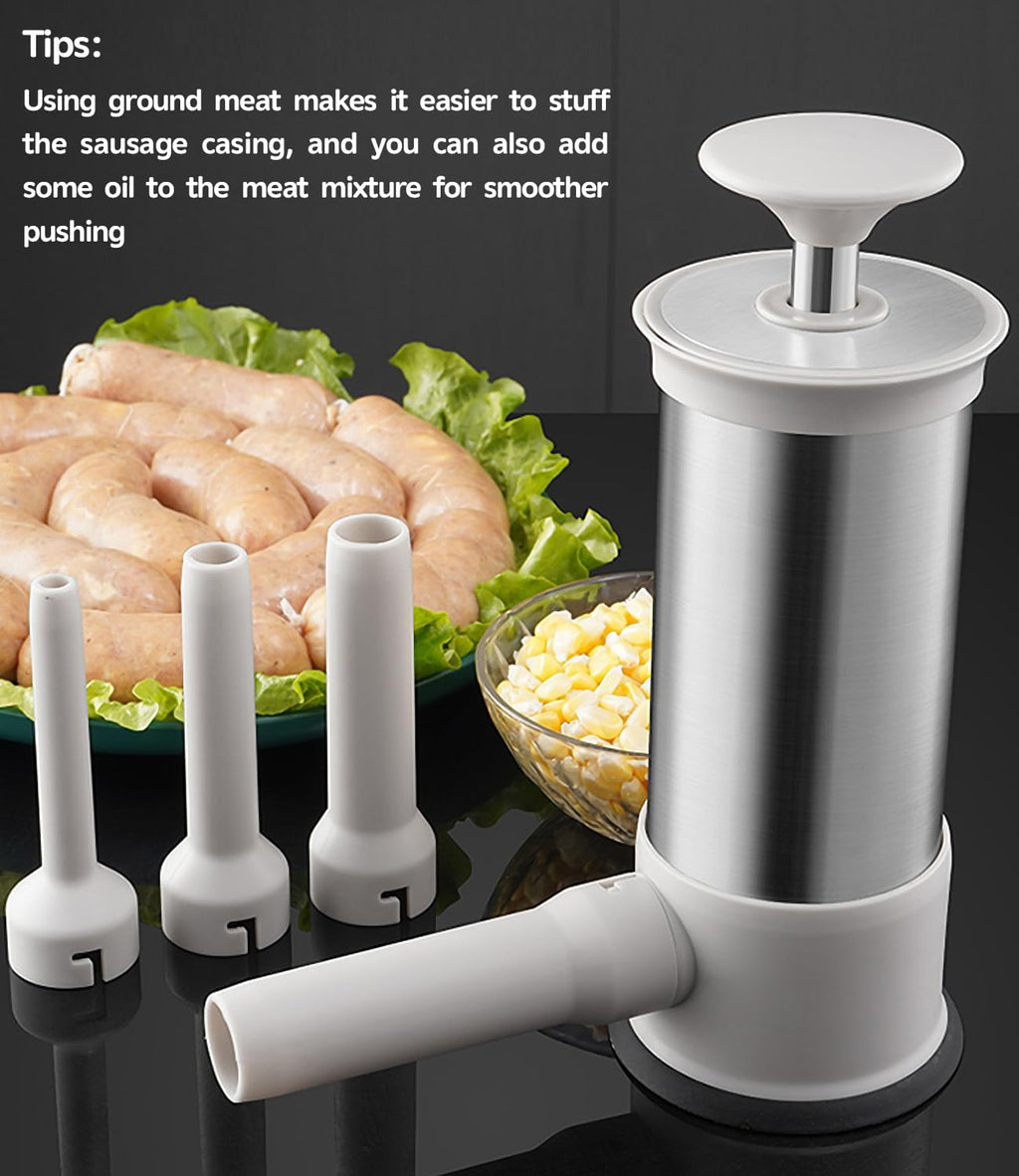 Vertical Stainless Steel Sausage Stuffer 2.2LBS Q579