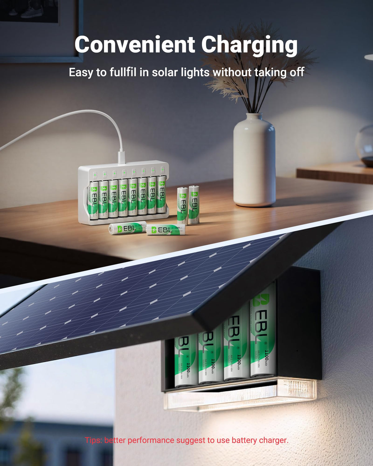 Solar AA Batteries 20 Pack Z44317