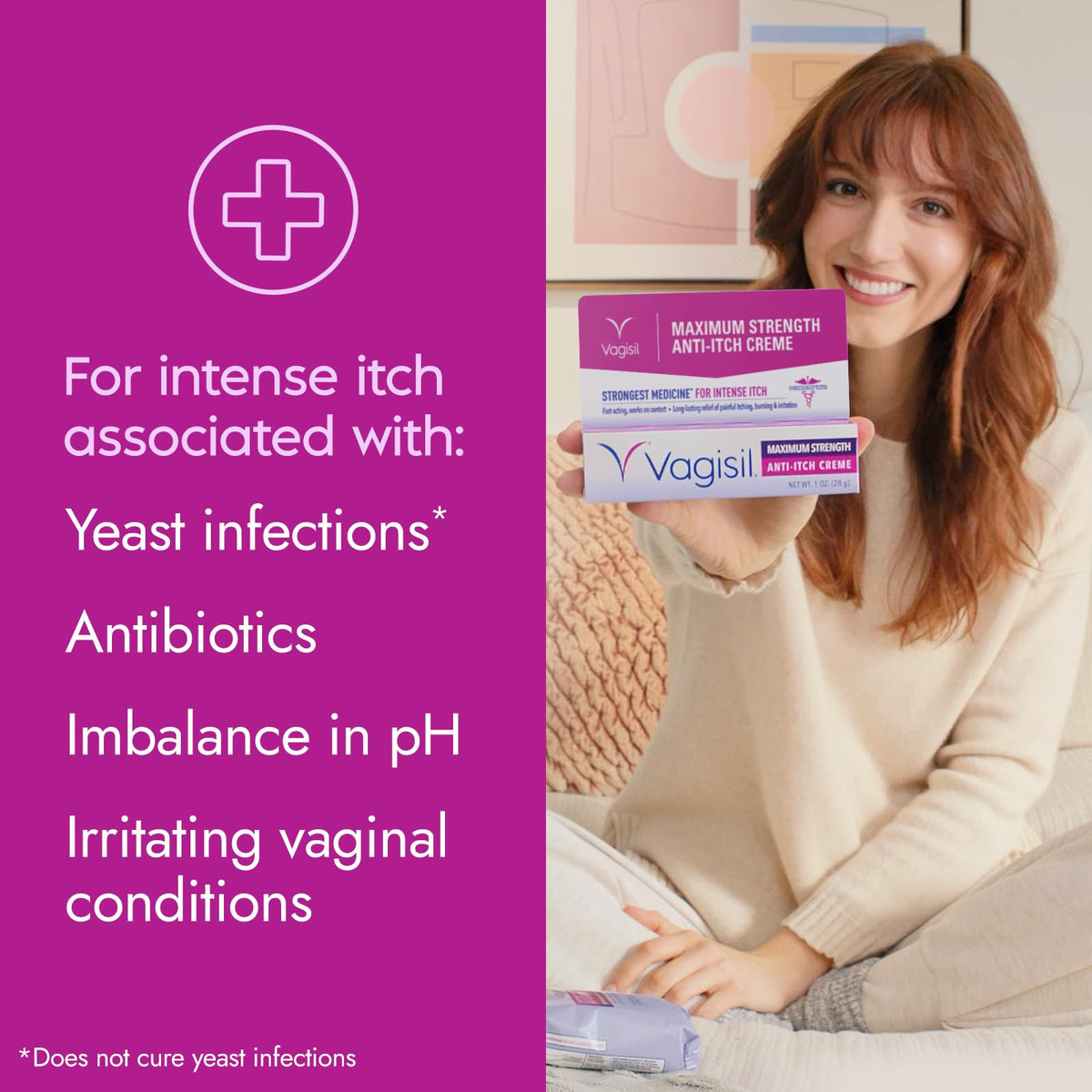 Feminine Cream with Benzocaine 1 oz O895