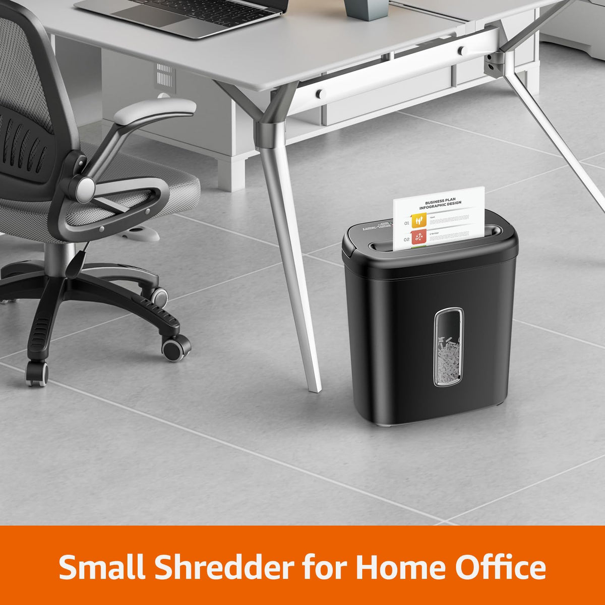 8-Sheet Cross Cut Paper and Credit Card Shredder C38703