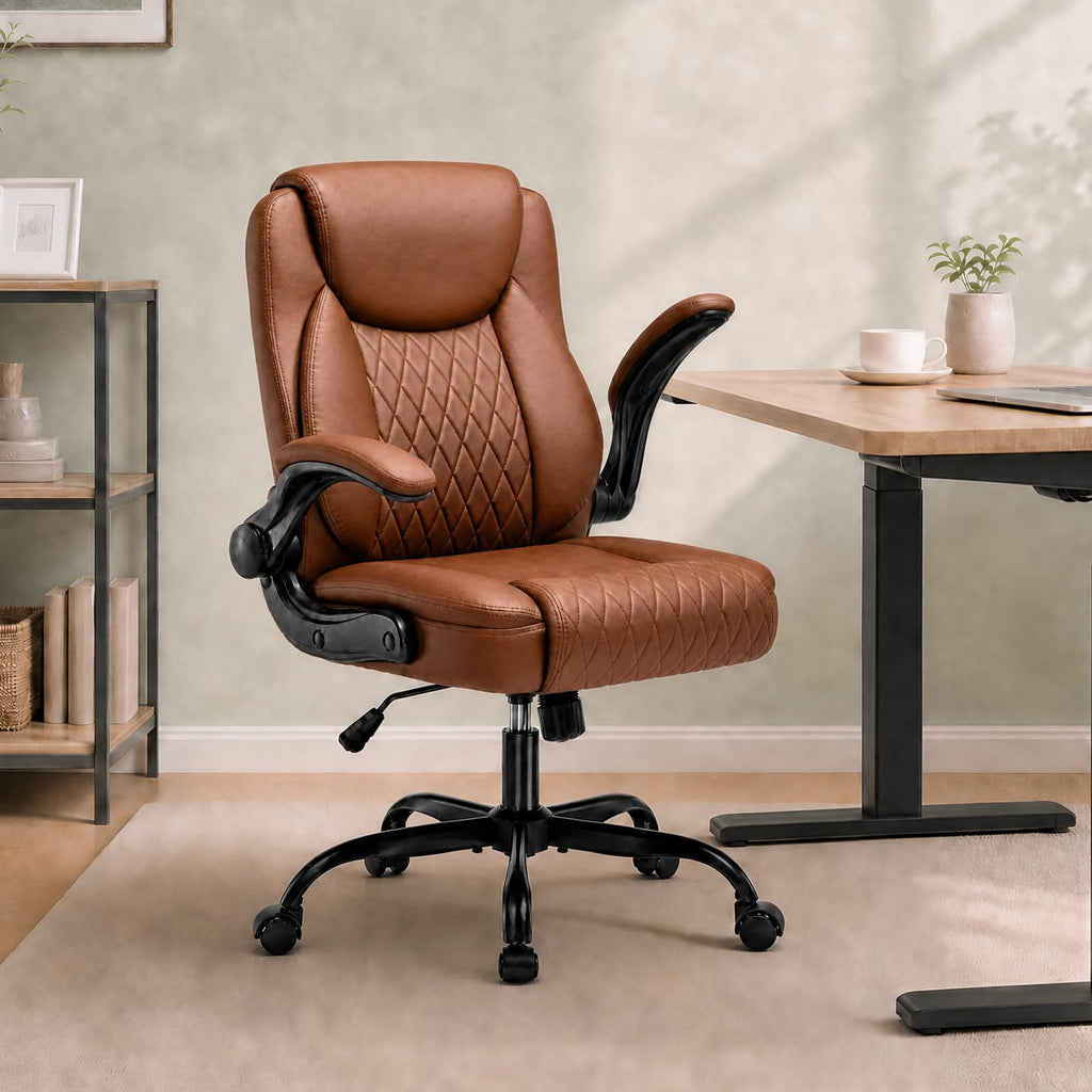 Camel Brown Home Office Chair E325517