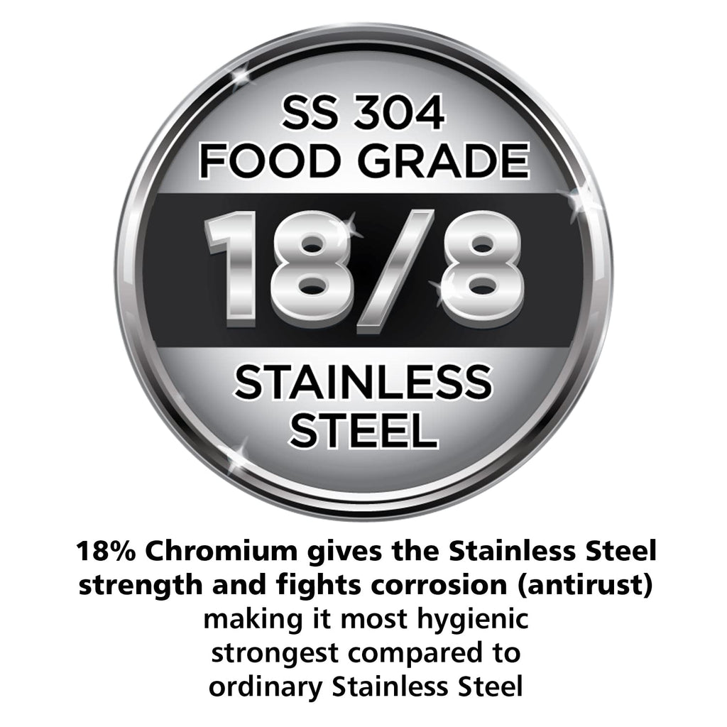 Stainless Steel Pressure Cooker, 2 Liter, Silver K618755