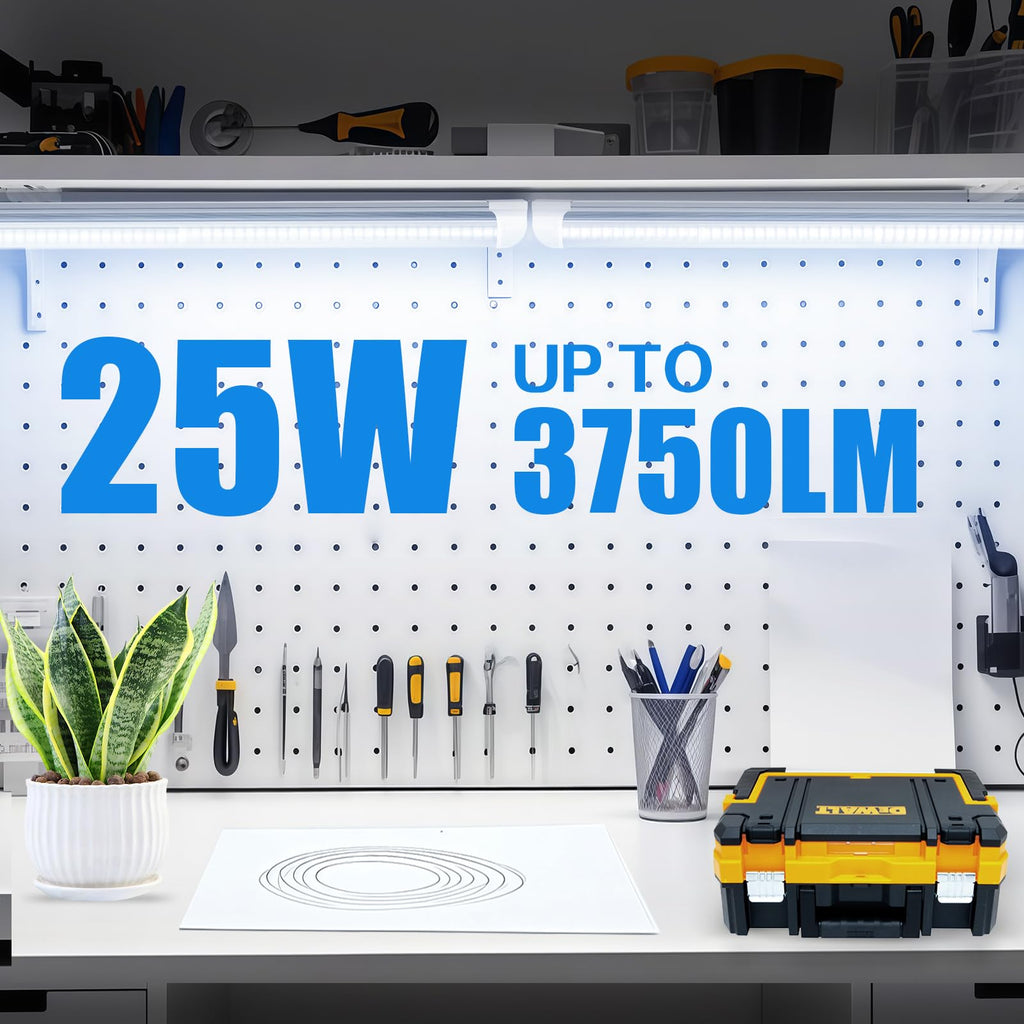 2FT 25W 3750LM 6500K Linkable LED Shop Light Y803