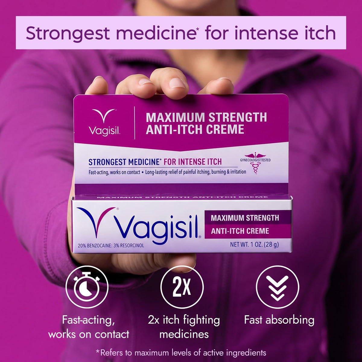 Feminine Cream with Benzocaine 1 oz O895