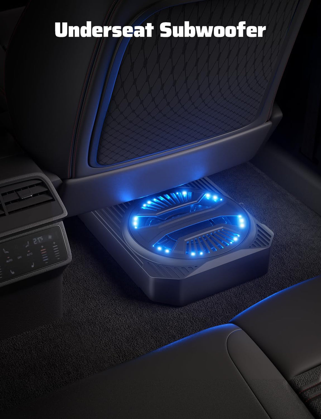 10" 2000W Underseat Car Subwoofer with RGB Lights L176577