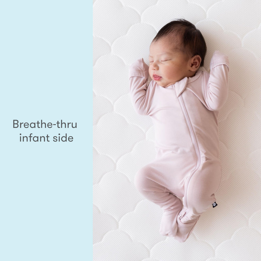 White Waterproof Crib Mattress Q9413