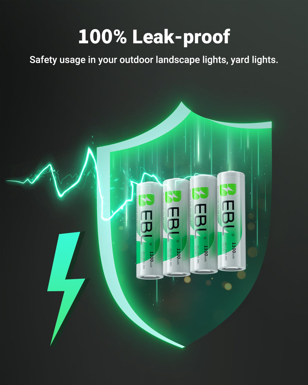 Solar AA Batteries 20 Pack Z44317