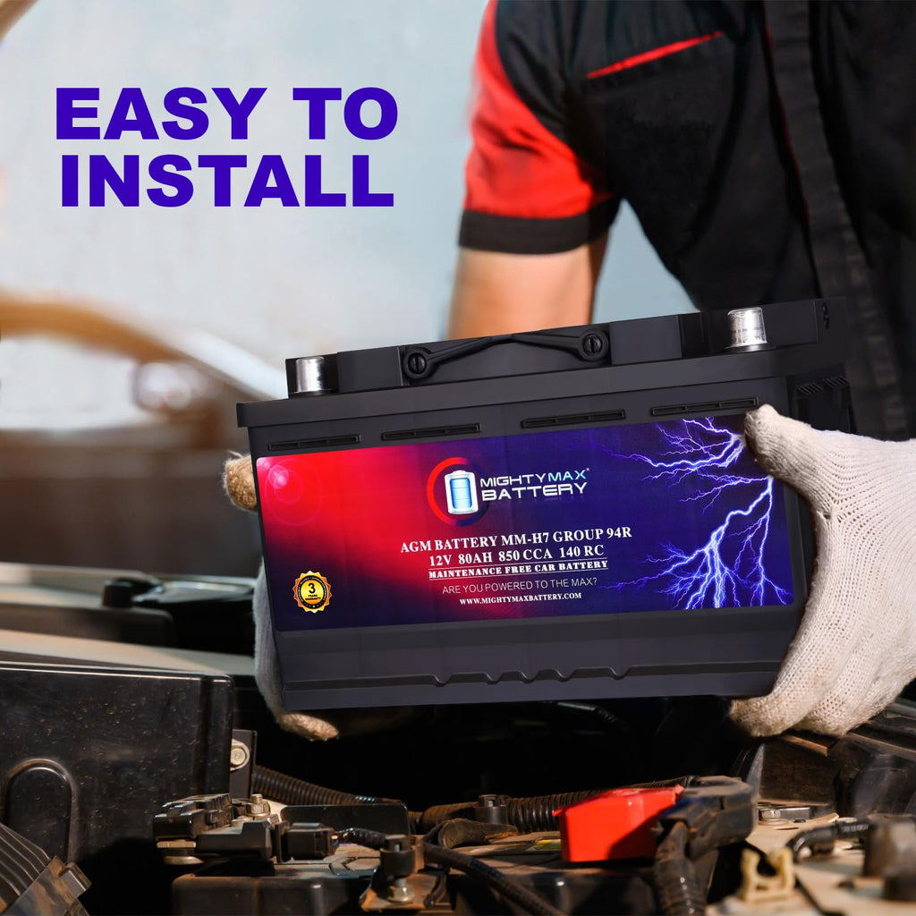 12V 80AH 850 CCA Replacement Battery T614384