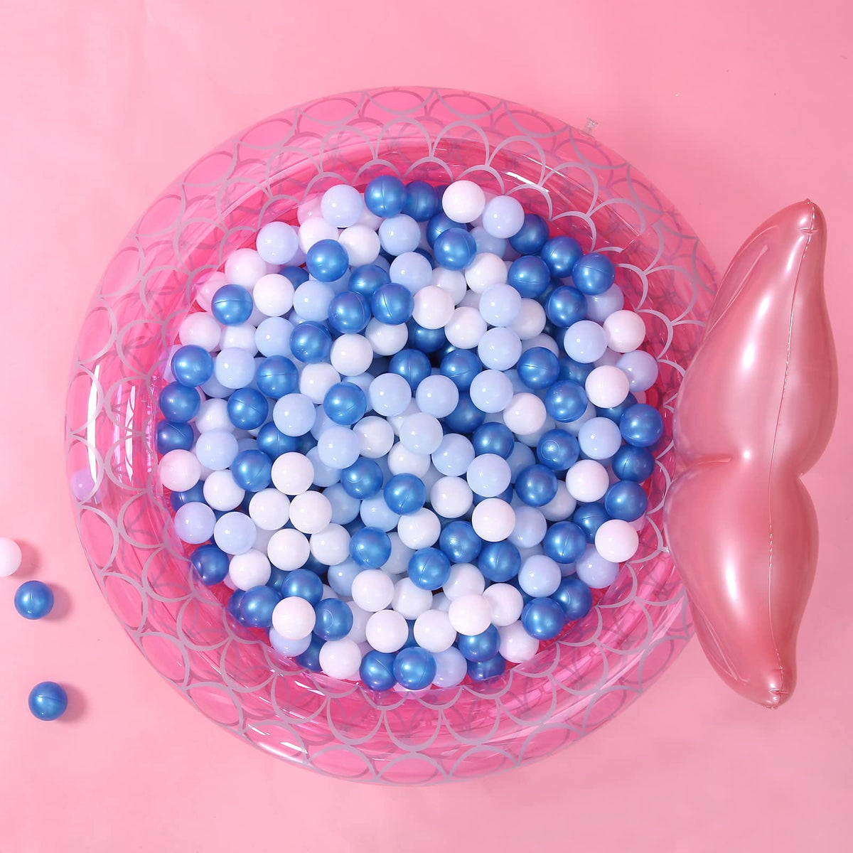 Crush Proof Non-Toxic Plastic Balls 170pcs 2.2inchs Q9840