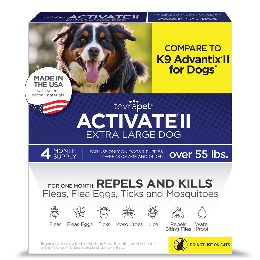 Flea and Tick Prevention for Extra Large Dogs 55+ lbs D34867