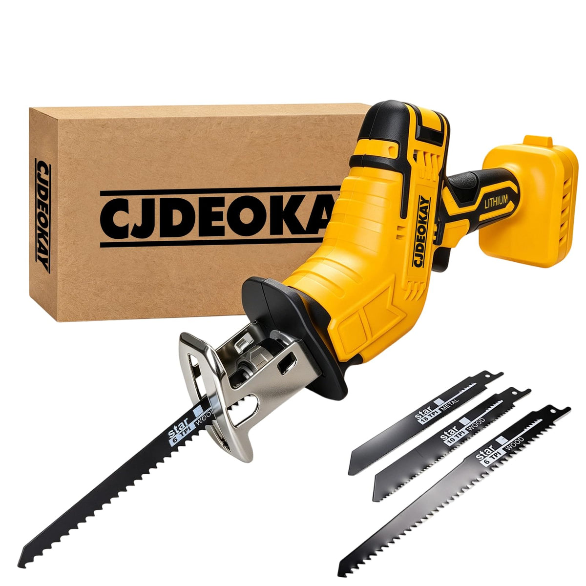 Wireless 20V Max Reciprocating Saw with Blade Kit B9622