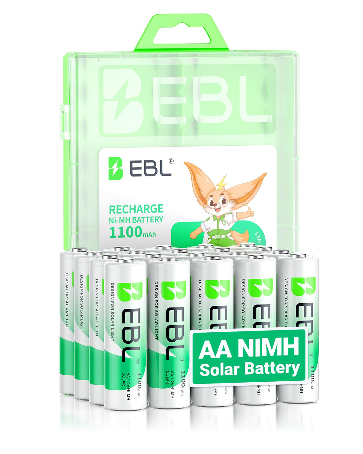 Solar AA Batteries 20 Pack Z44317