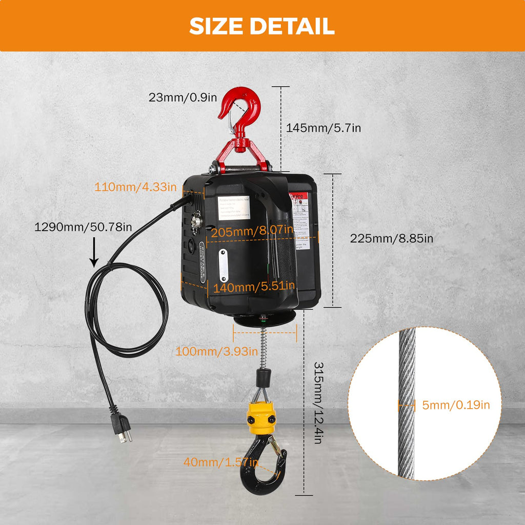 3-in-1 Portable Electric Hoist N477677