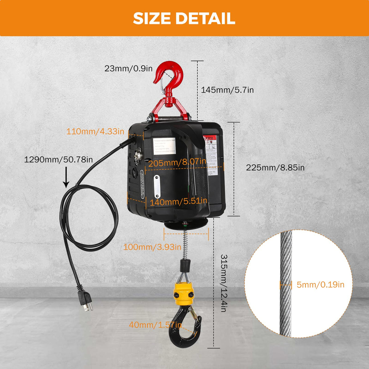 3-in-1 Portable Electric Hoist N477677