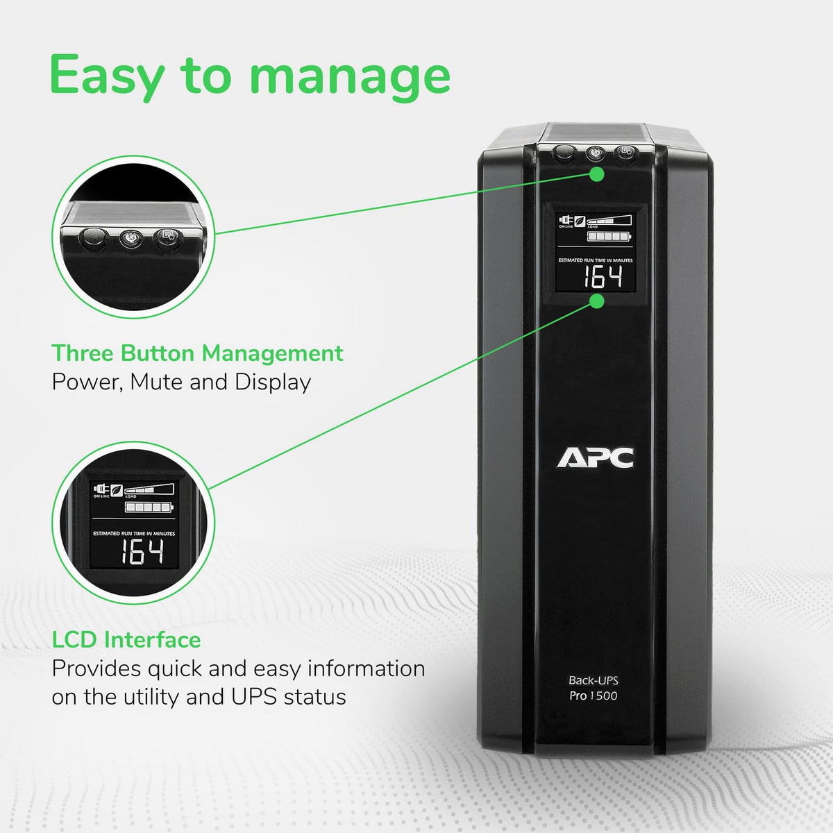 1500VA/900W UPS Battery Backup B2662
