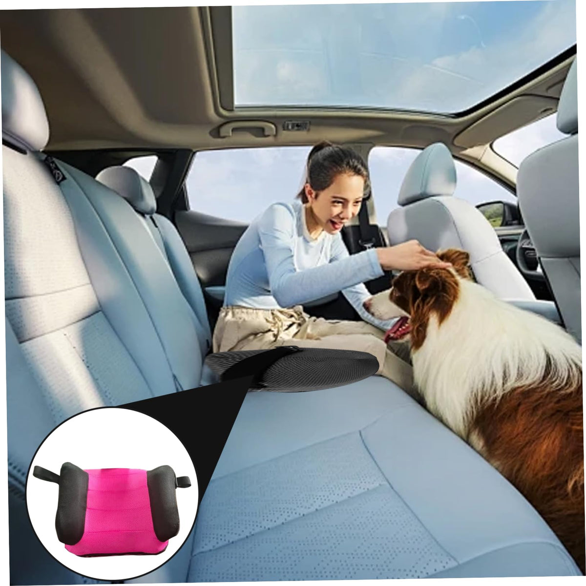 Portable Inflatable Booster Car Seat with Buckle B14135