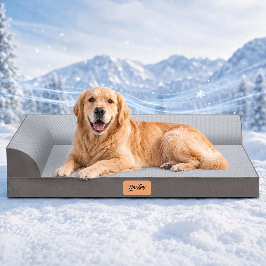 Cooling Orthopedic Memory Foam Dog Bed with Washable Cover G44800