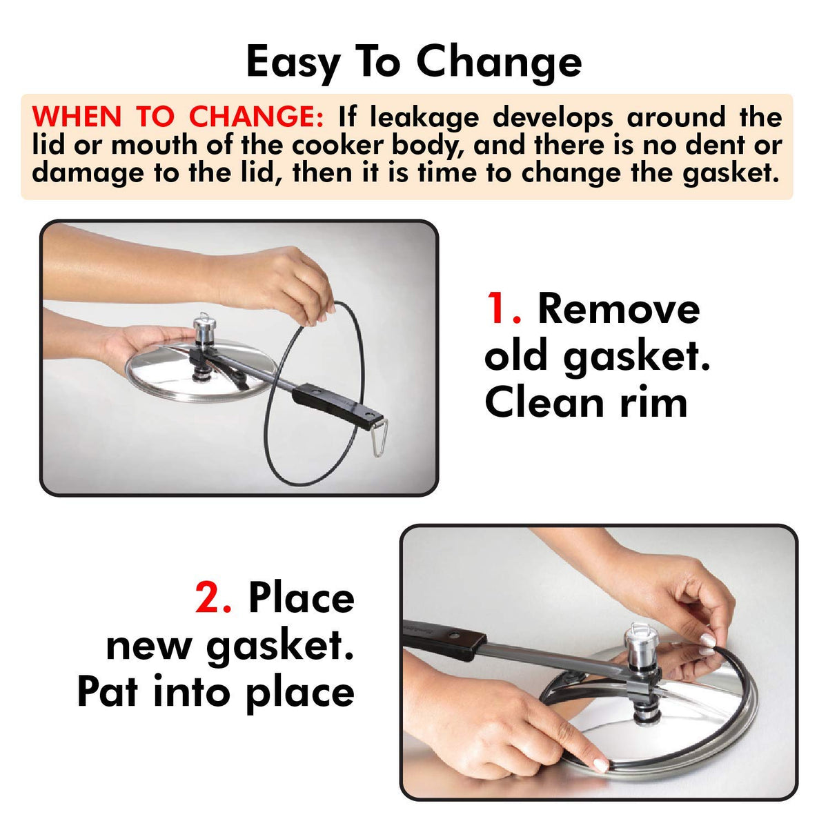 Rubber Gasket for Stainless Steel Pressure Cooker F38937