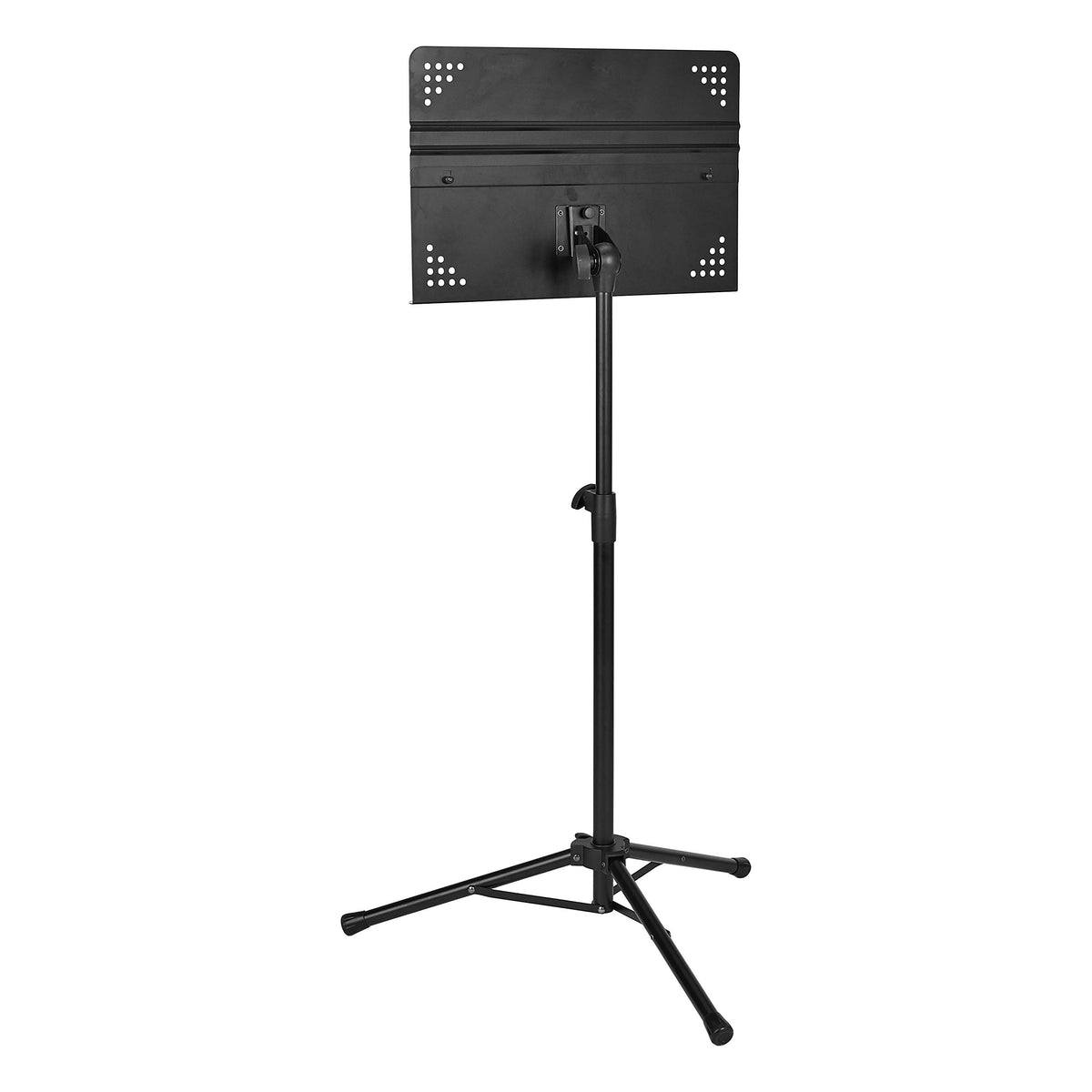 Adjustable Folding Sheet Music Stand, 31" to 55" Height, Black I782644