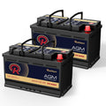 12V 80AH H7 Group 94R AGM Car Battery E6489