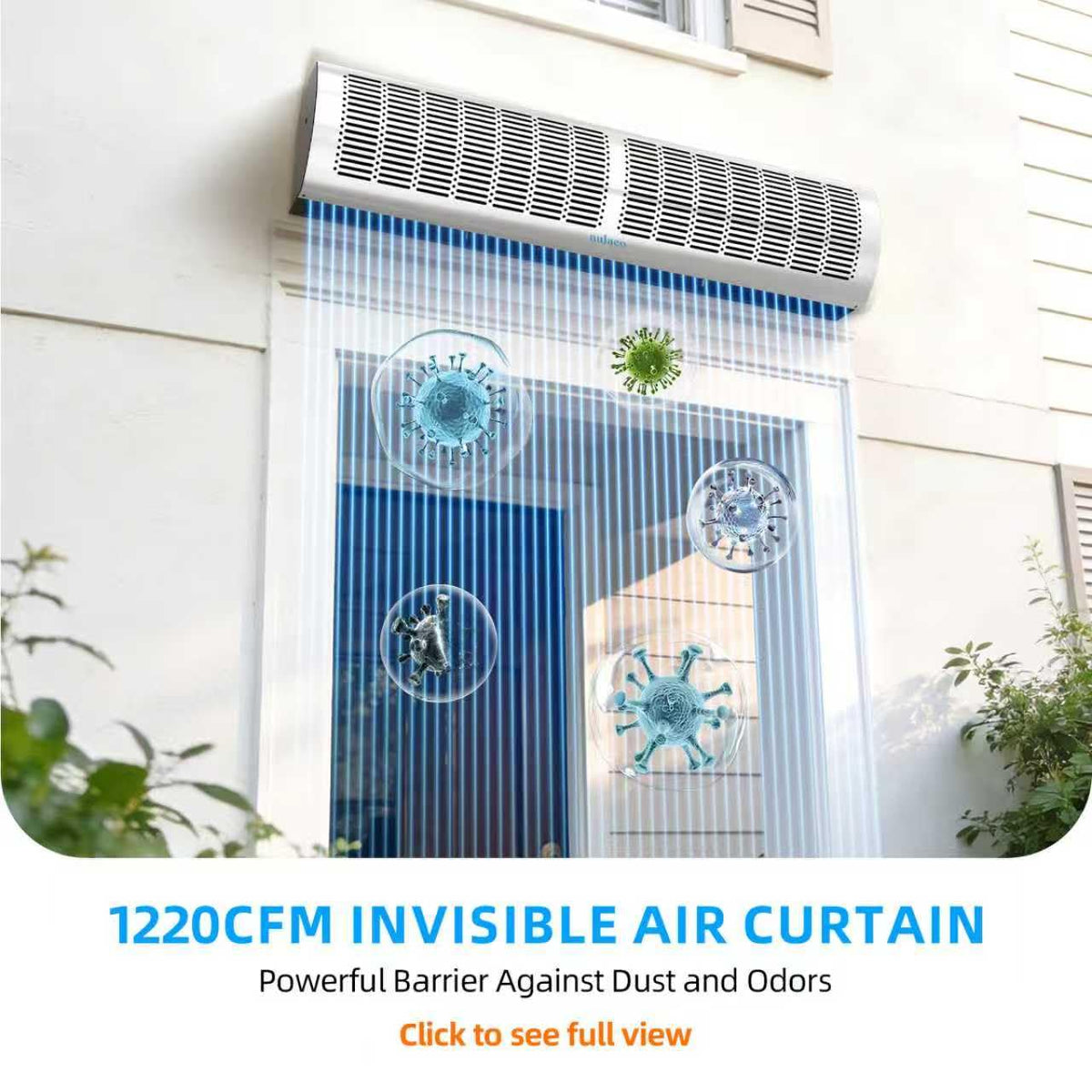 36'' Stainless Steel Wall-Mounted 2-Speed Air Curtain L965
