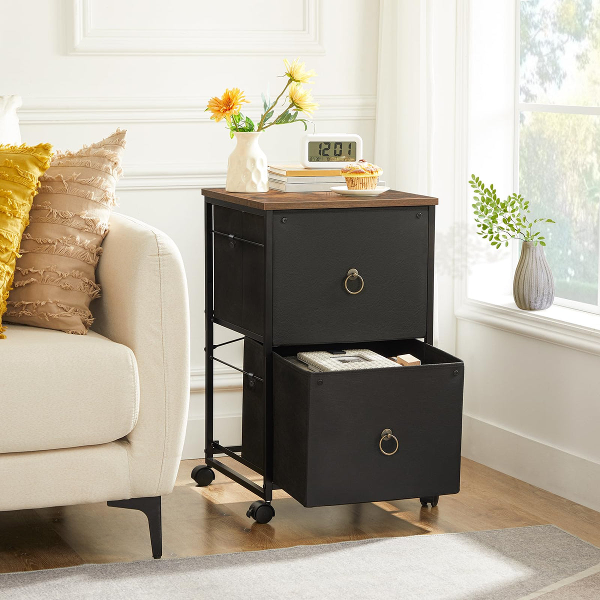 2 Drawer Mobile File Cabinet E28144