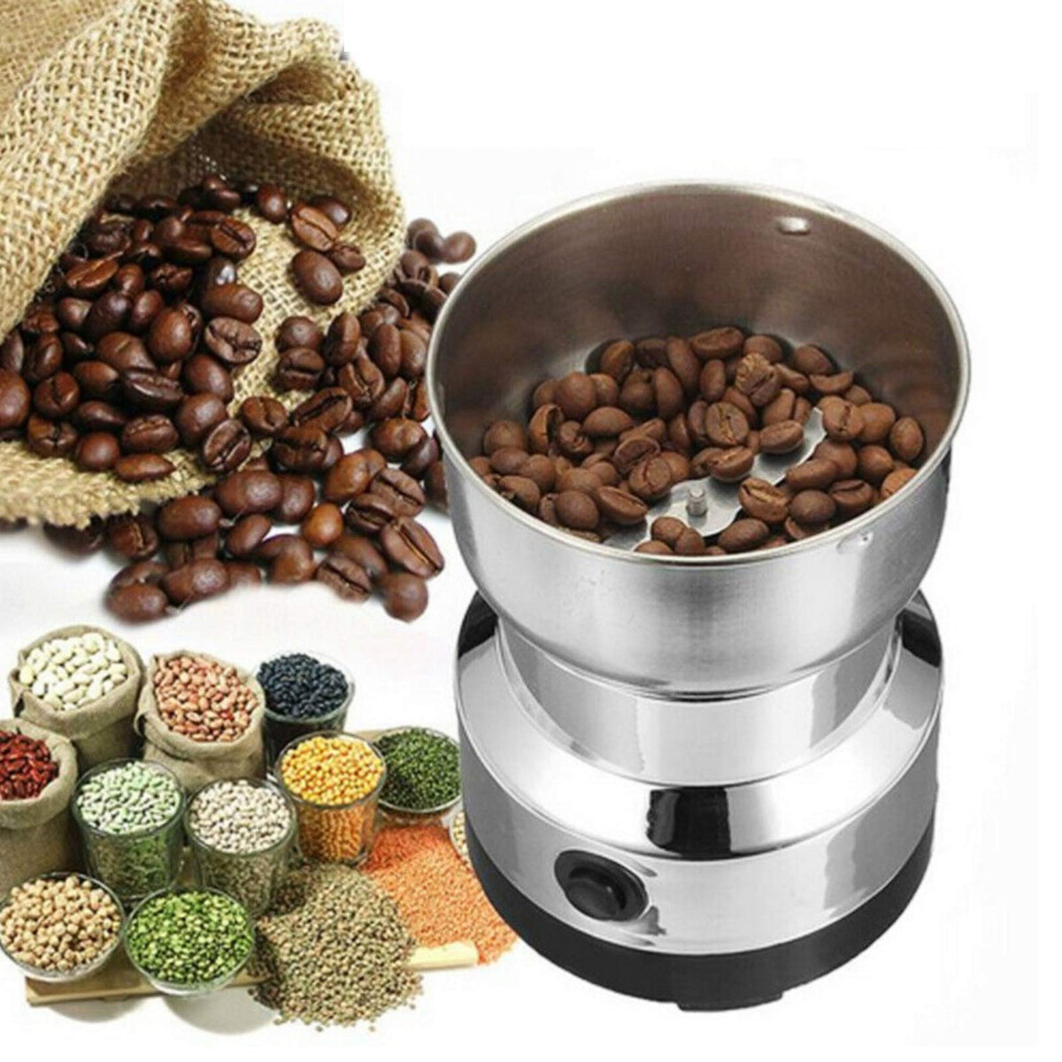 Stainless Steel Grain Grinder H9643