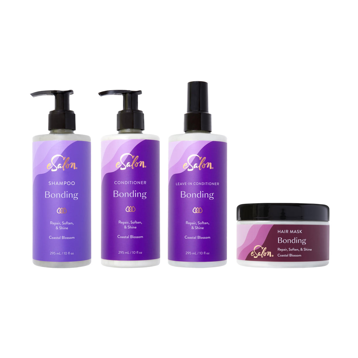 Shampoo, Conditioner, Leave-In Conditioner & Hair Mask J713