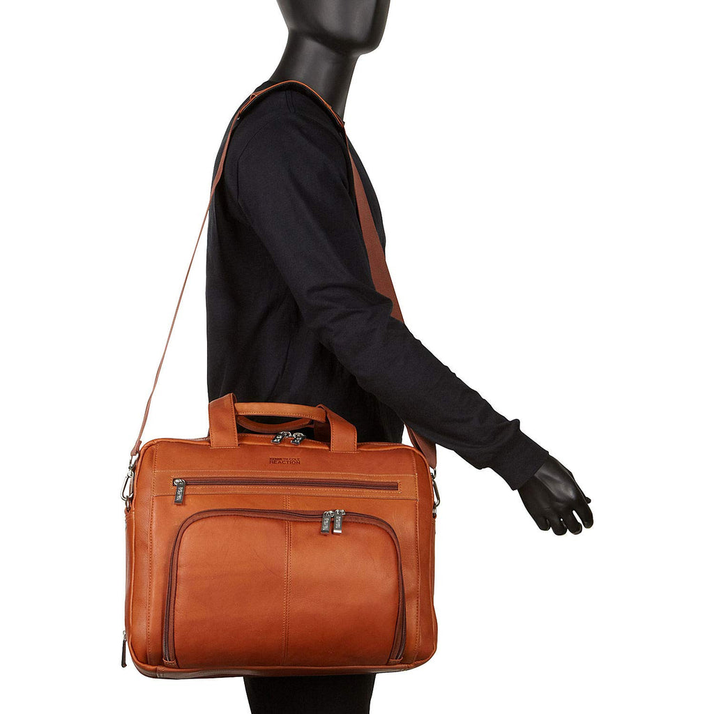 Colombian Leather 15.6" Laptop Briefcase L537