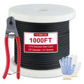 Black 1/8in T316 Stainless Steel Wire Rope E6175